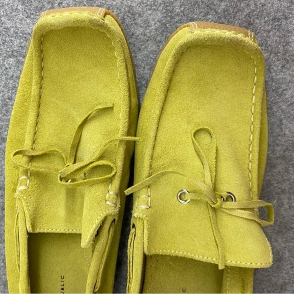 Banana Republic Yellow Suede Loafers - Picture 10 of 12